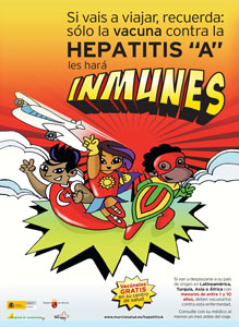 Sólo la vacuna contra la hepatitis A les hará inmunes