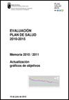 Evaluaci�n del Plan de Salud 2010-2015. Memoria 2010-2011. Actualizaci�n de los gr�ficos de objetivos