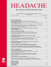 Headache: the Journal of head and Face pain