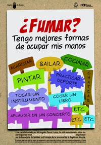 Cartel Fumar? Tengo mejores formas de ocupar mis manos