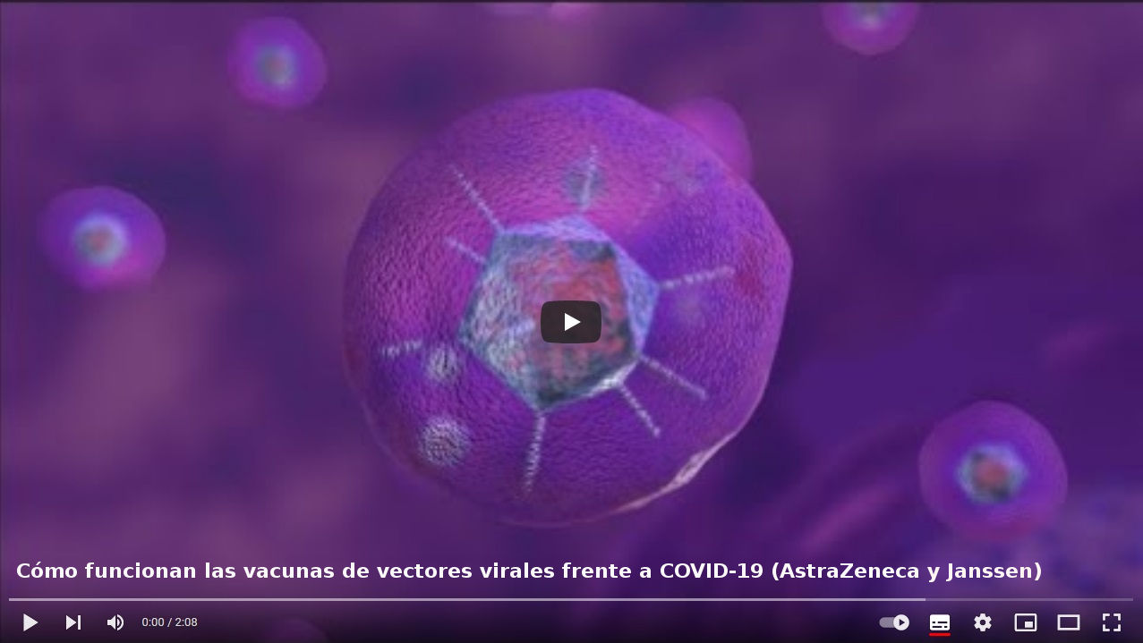 Cómo funcionan las vacunas de vectores virales frente a COVID-19 (AstraZeneca y Janssen)