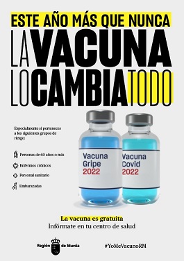 sonriendo fondo Adecuado MurciaSalud, el portal sanitario de la Región de Murcia. Campaña de  vacunación estacional frente a infecciones respiratorias 2022-2023
