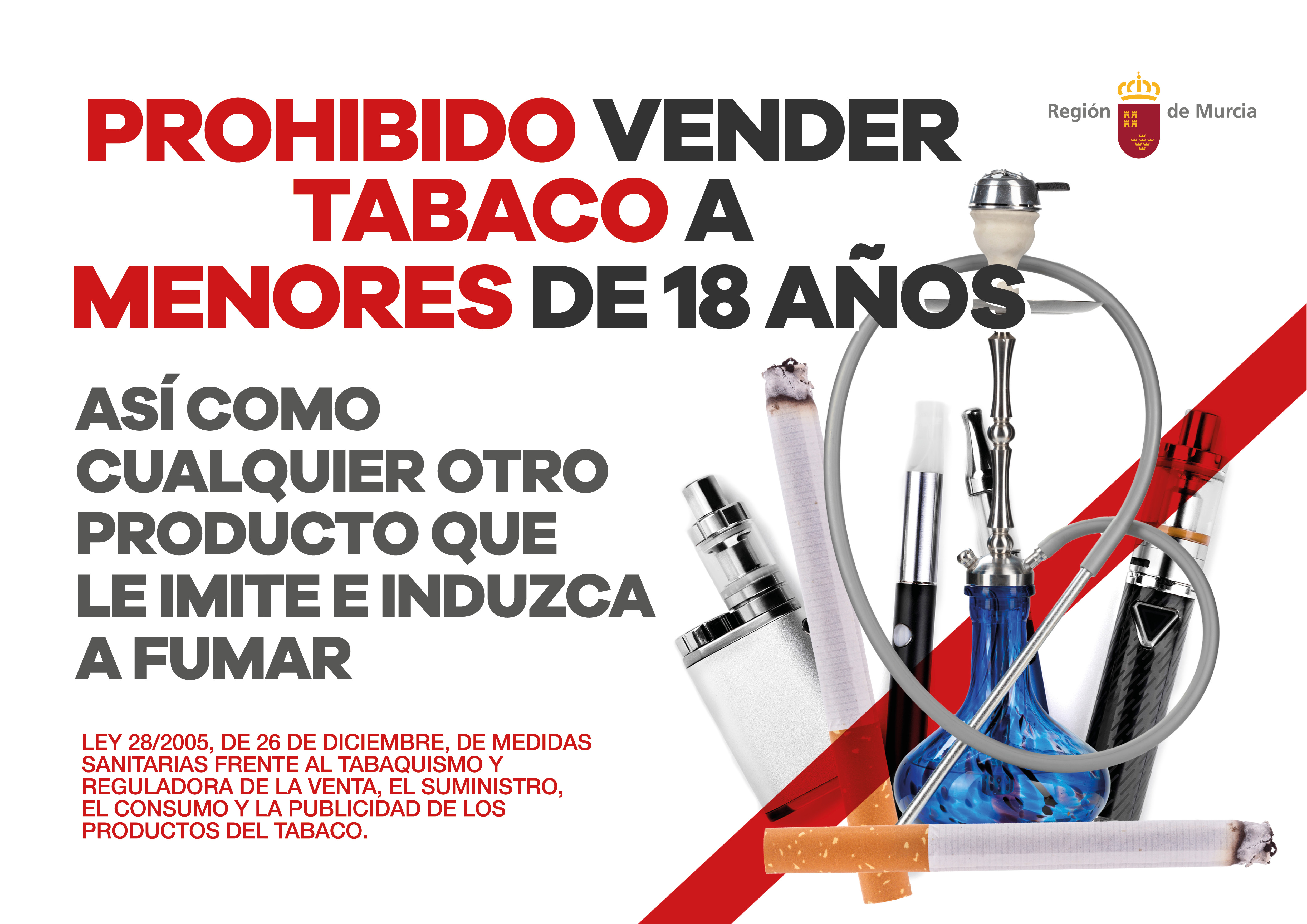 Prohibido vender tabaco a menores de 18 años (2022)