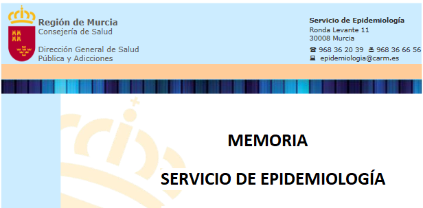 Portada Memorias del Servicio de Epidemiología