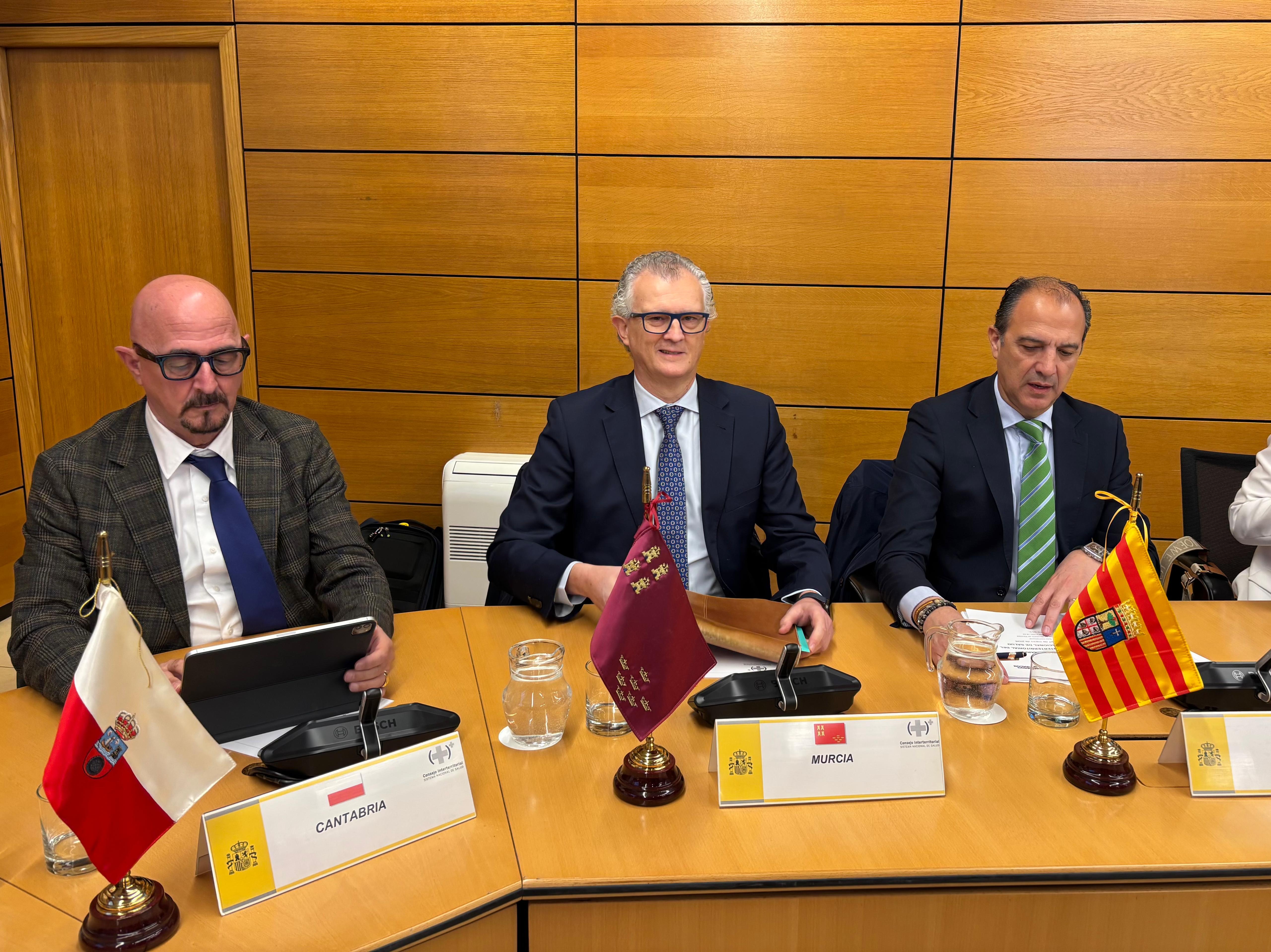 El Ministro de Salud, Juan José Pedreño, participó en la reunión del Consejo Interterritorial del Sistema Nacional...