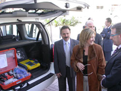 Tres todoterrenos sanitarios atenderán los Puntos de Especial Aislamiento del Noroeste