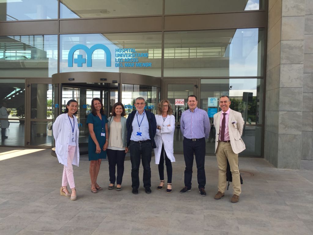 Visita a investigadores del área de Salud de san Javier