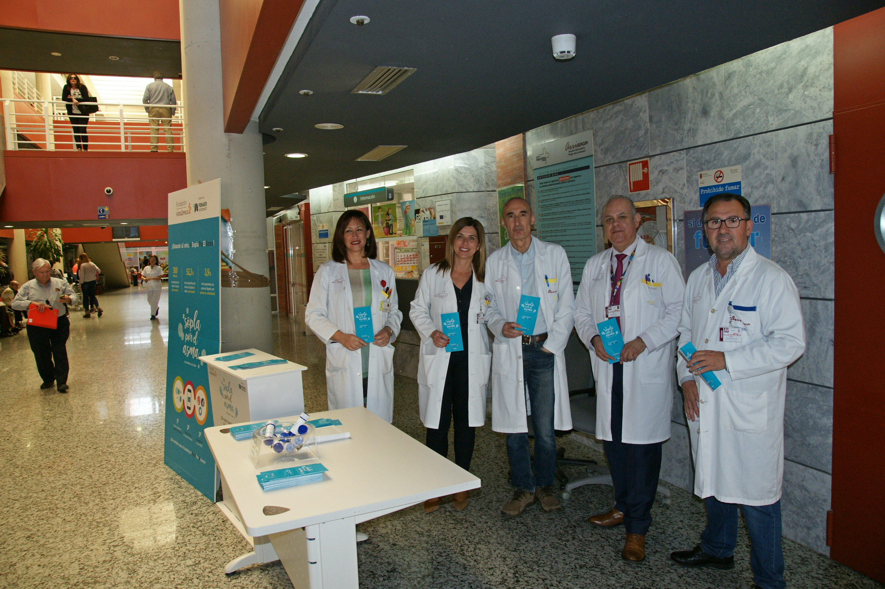 El hospital Virgen de la Arrixaca conmemora el Día Mundial del Asma