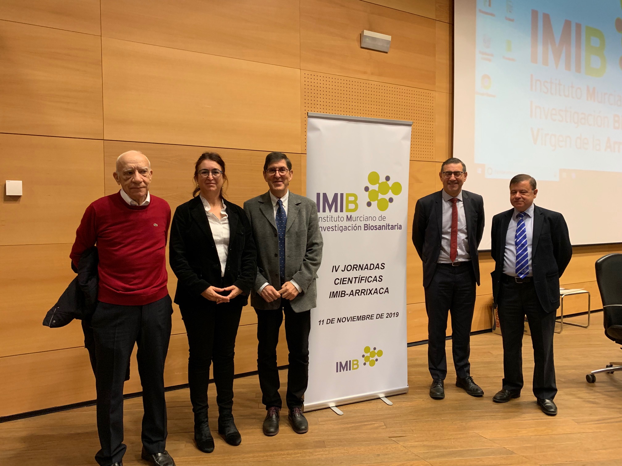 El consejero de salud, Manuel Villegas, inauguró hoy las IV Jornadas Científicas del IMIB junto al rector de la ...