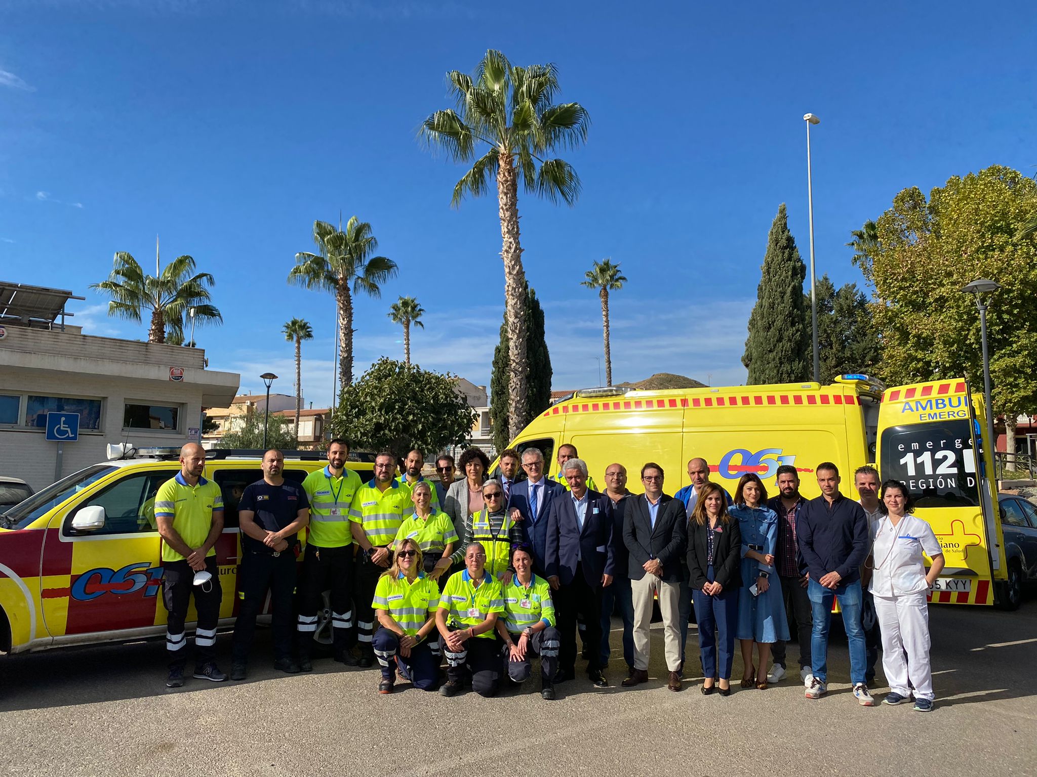 El consejero de Salud, Juan Jose Pedreño, visitó el consultorio Barrio del Francés de Puerto Lumbreras, municipio en ...