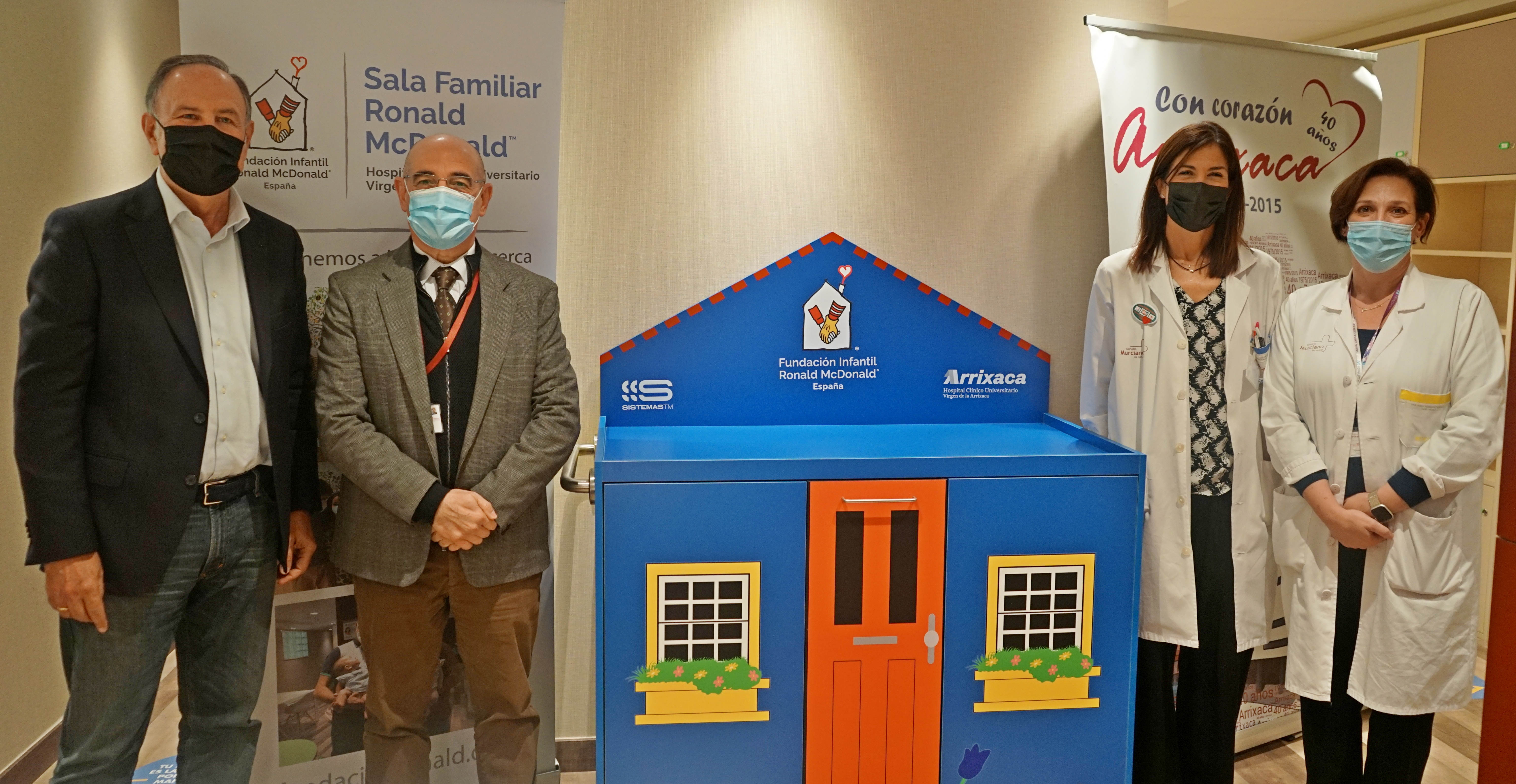 La Sala Ronald McDonald del hospital de la Arrixaca