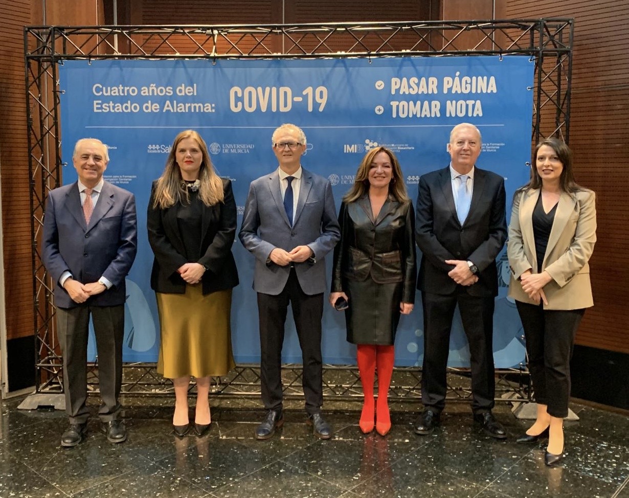 Pedreño destaca el comportamiento de la sociedad murciana y de los profesionales sanitarios en la jornada 'Covid: 4 ...