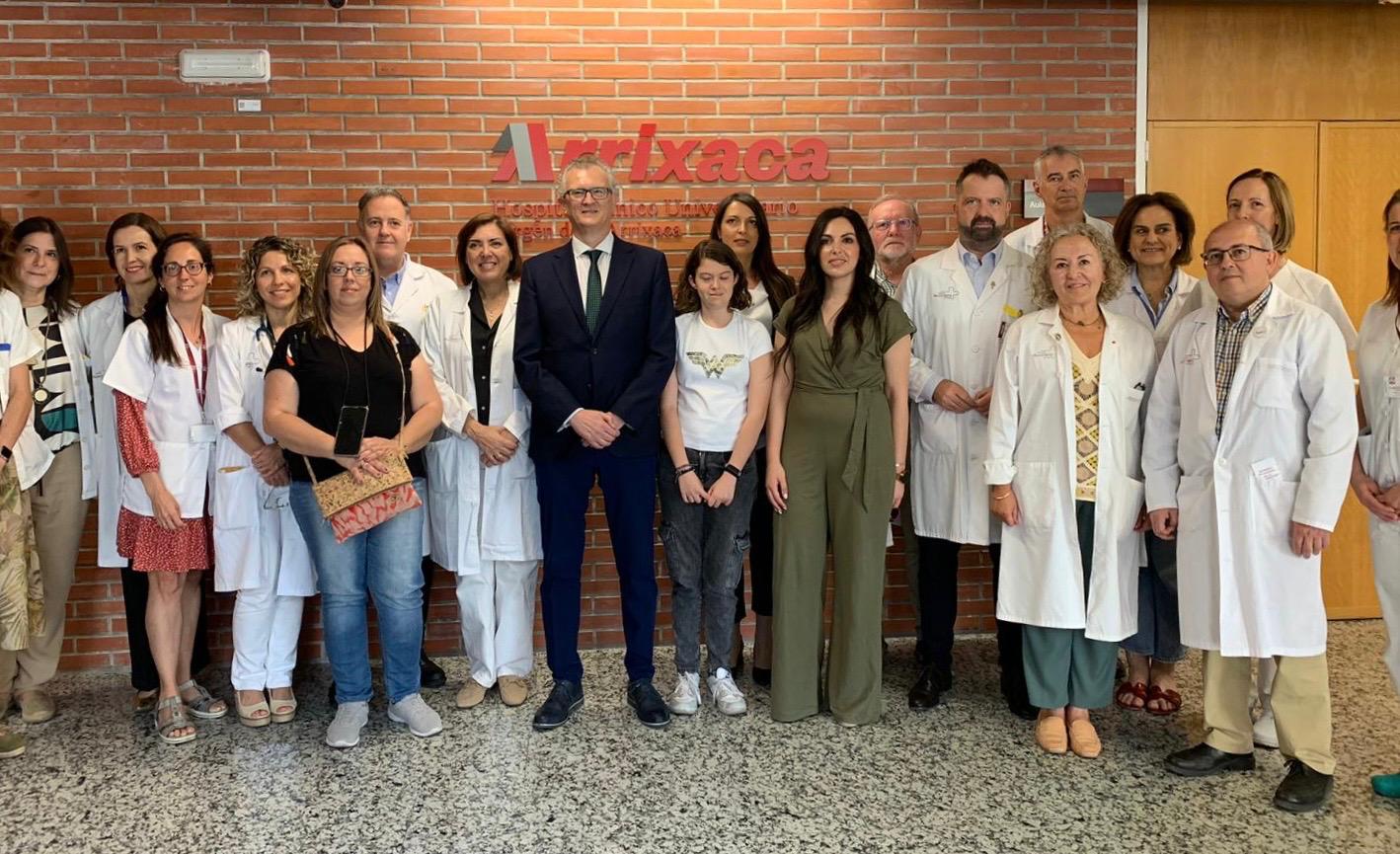 El consejero de Salud ha mantenido hoy un encuentro con el equipo de Enfermedades Metabólicas Congénitas del ...