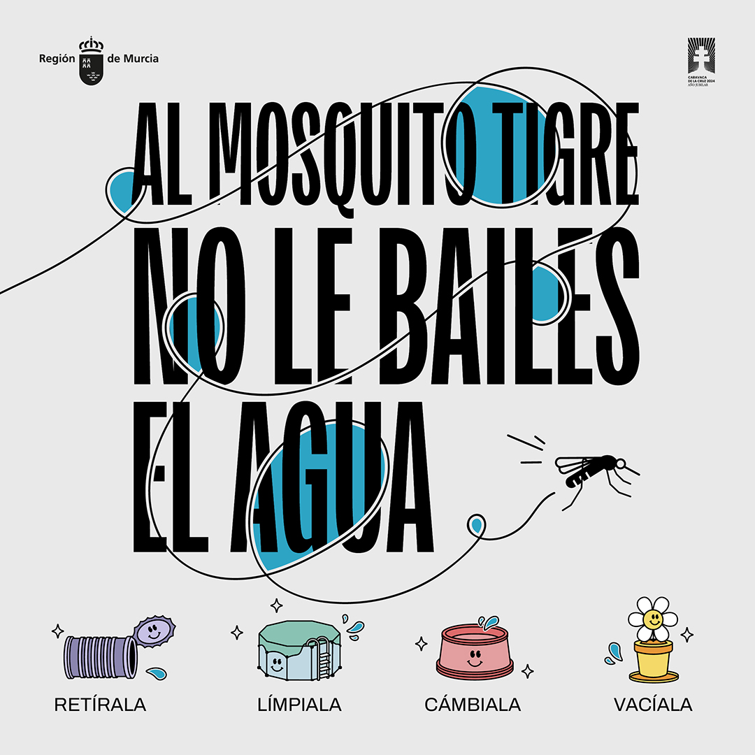 Imagen de la campaña lanzada por la Consejería de Salud contra la proliferación del mosquito tigre.