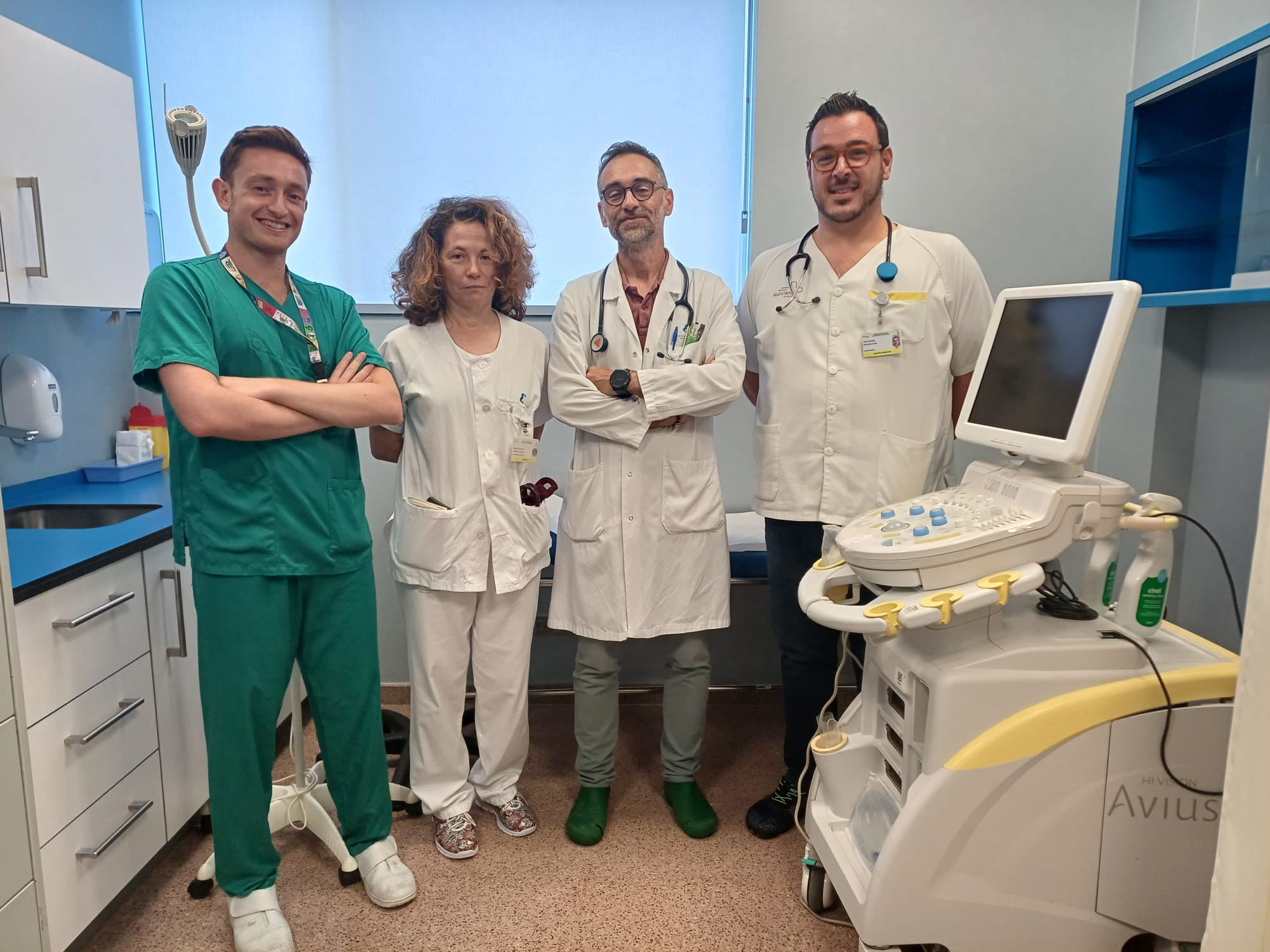 Profesionales de la consulta de hepatología del servicio de Aparato Digestivo del Complejo Hospitalario ...