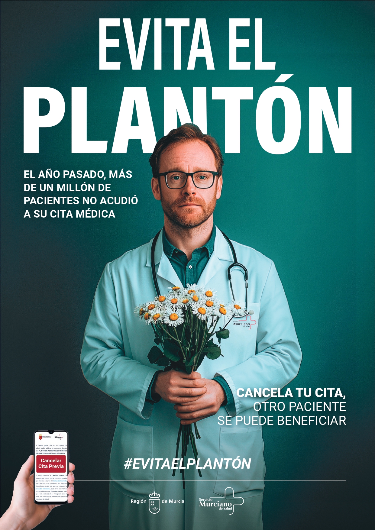 Carteles de la campaña 'Evita el plantón'