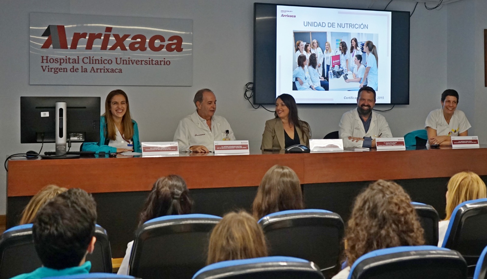 La Unidad de Nutrición de la Arrixaca obtiene una certificación que avala la calidad de su gestión