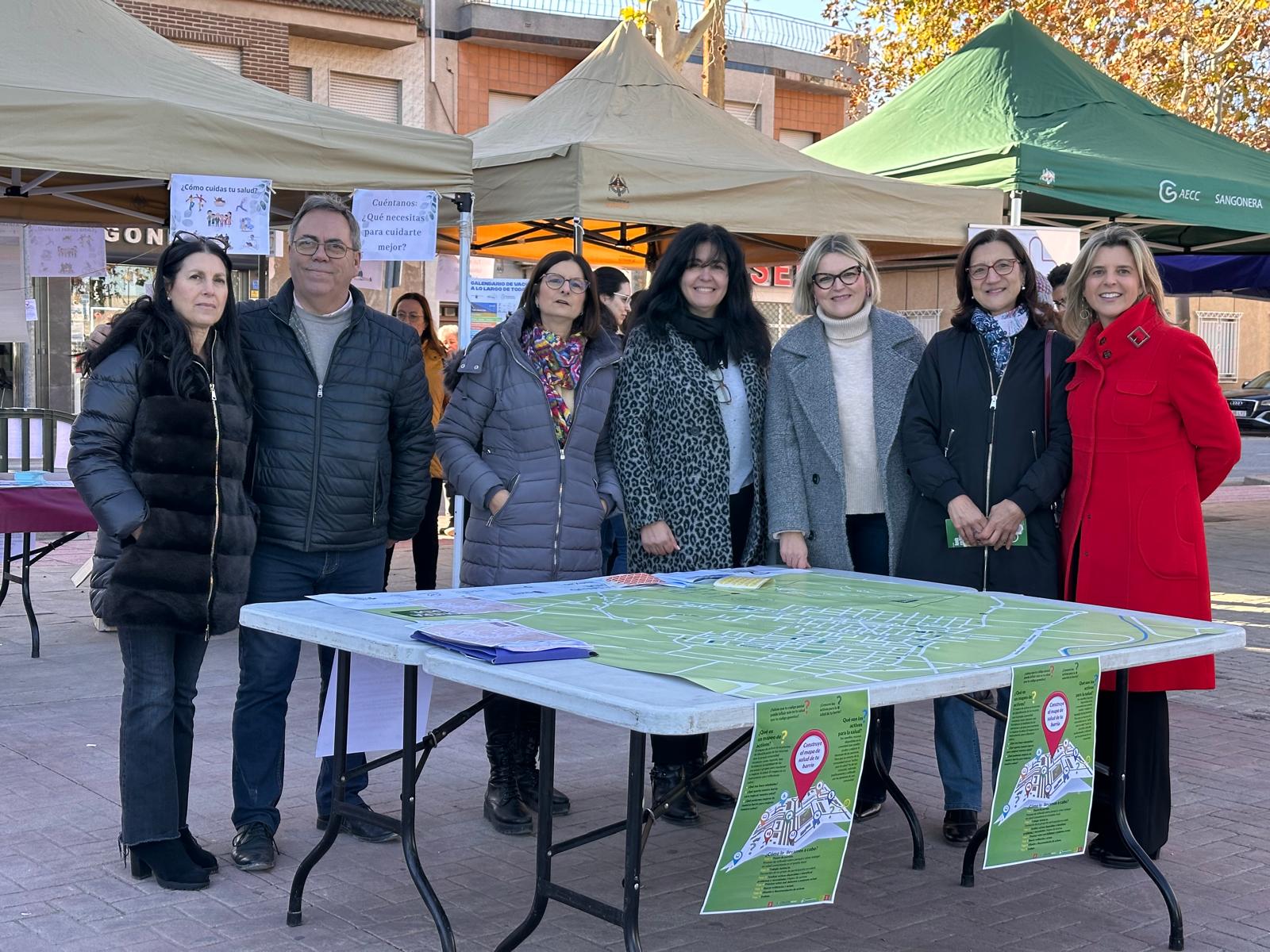 El área de salud Murcia Oeste prepara el mapa de activos de Sangonera la Verde.