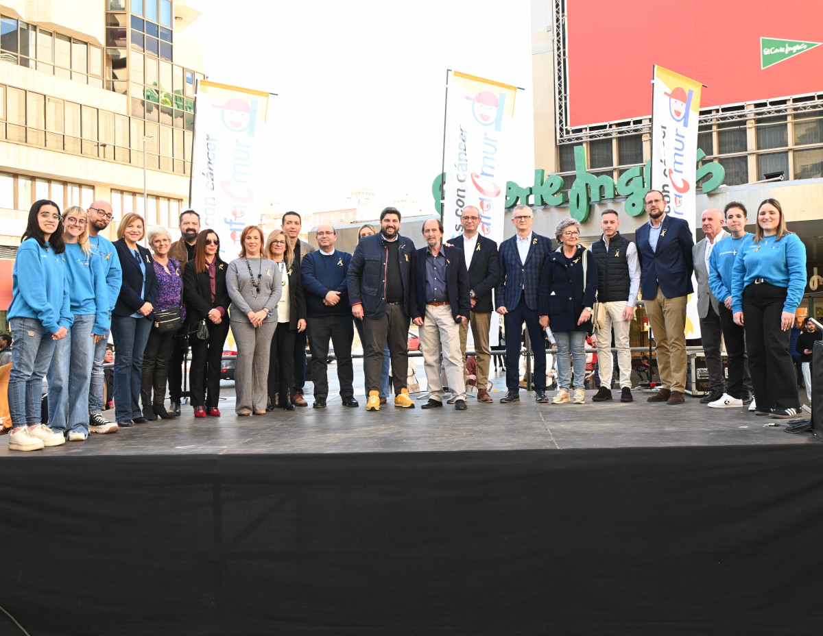 El presidente de Comunidad, Fernando López Miras, en el acto organizado por la Asociación de Familiares de Niños con ...