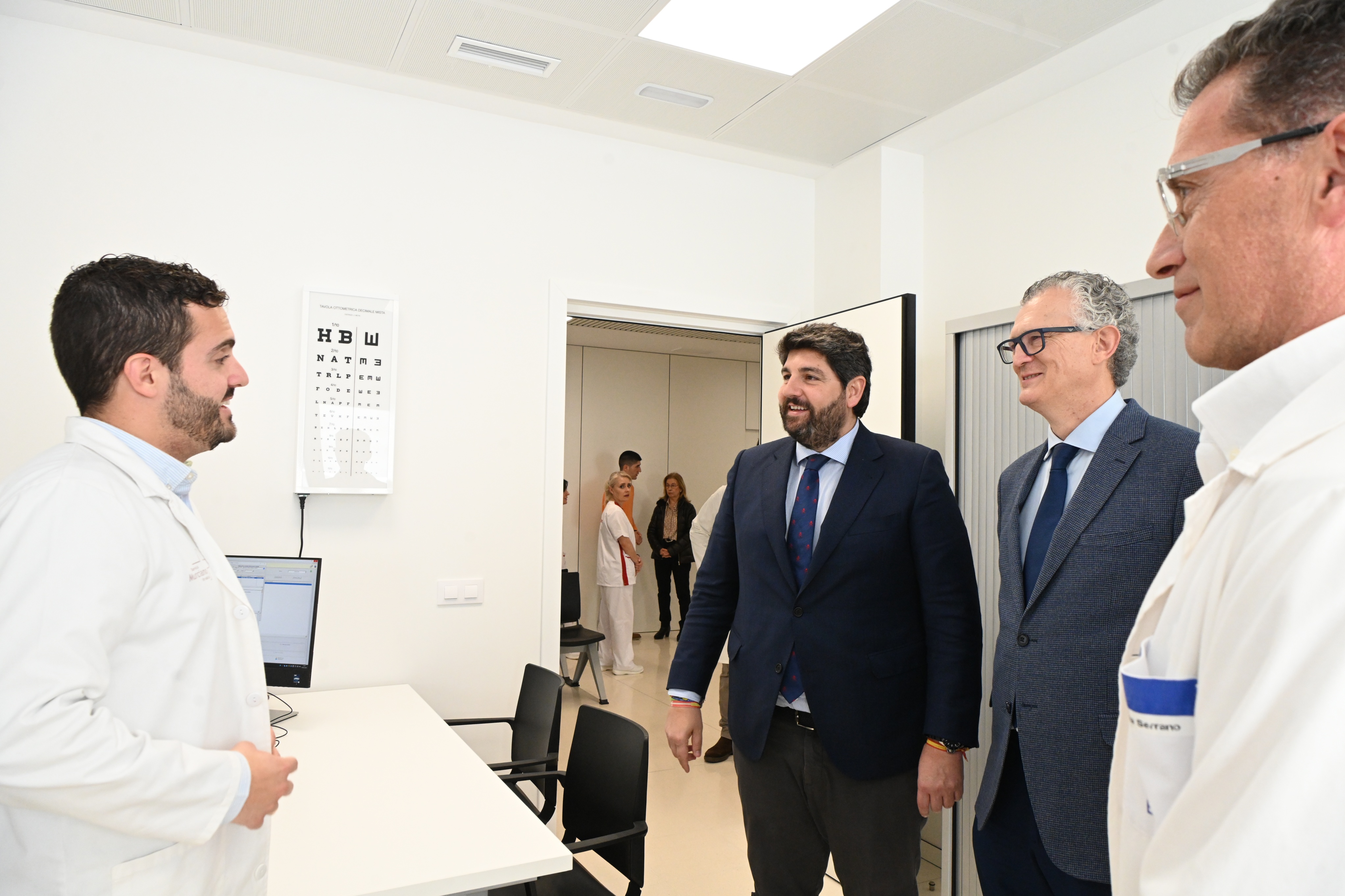 El jefe del Ejecutivo autonómico, Fernando López Miras, inauguró hoy el nuevo centro de salud de la pedanía murciana ...