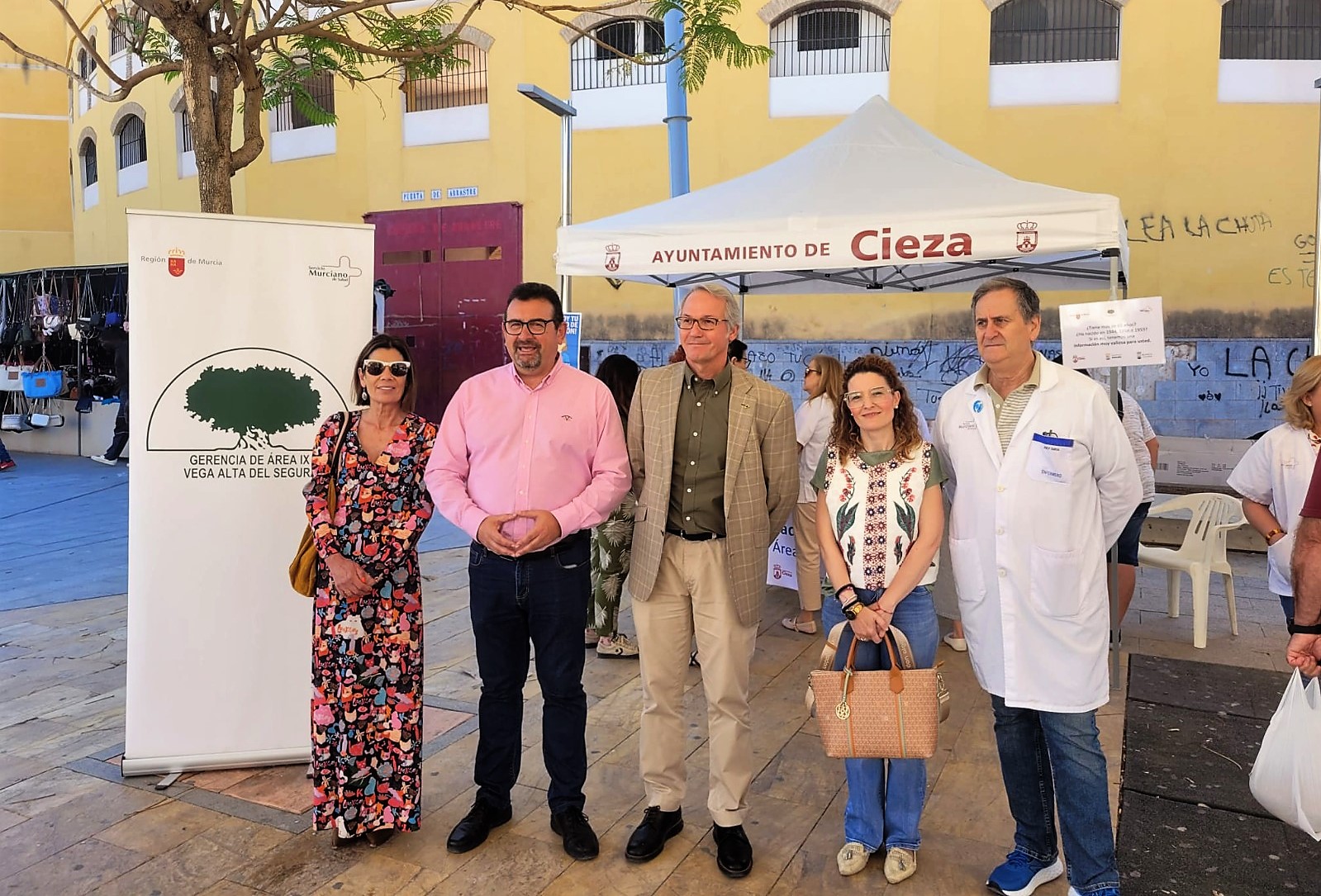 El Área IX de Salud participa en la segunda edición del mercadillo de la salud en Cieza para ofrecer consejos de ...