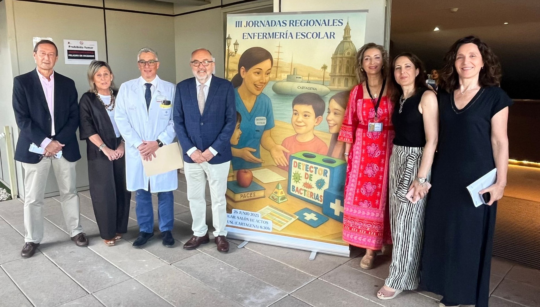 El hospital Santa Lucía de Cartagena acogió ayer las III Jornadas Regionales de Enfermería Escolar