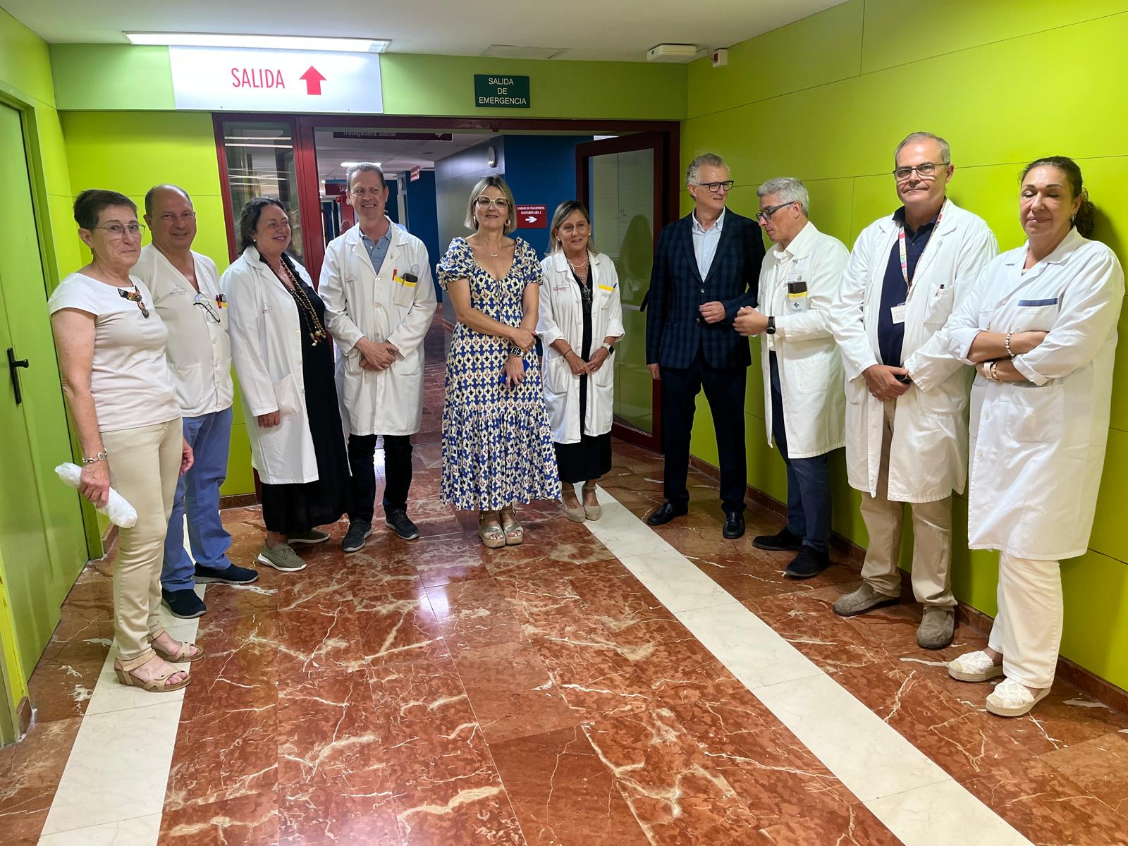 El consejero de Salud, Juan José Pedreño, visitó esta semana el hospital del Rosell, el sexto más grande del SMS en ...