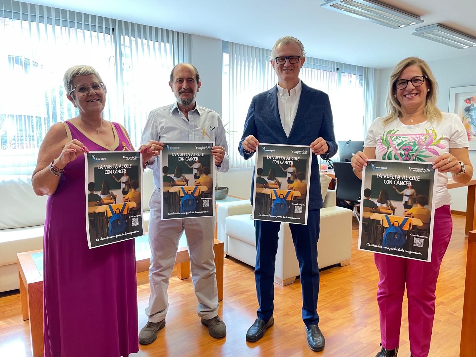 El Gobierno regional apoya a la Asociación de familiares de niños con cáncer de la Región de Murcia (Afacmur) en el ...