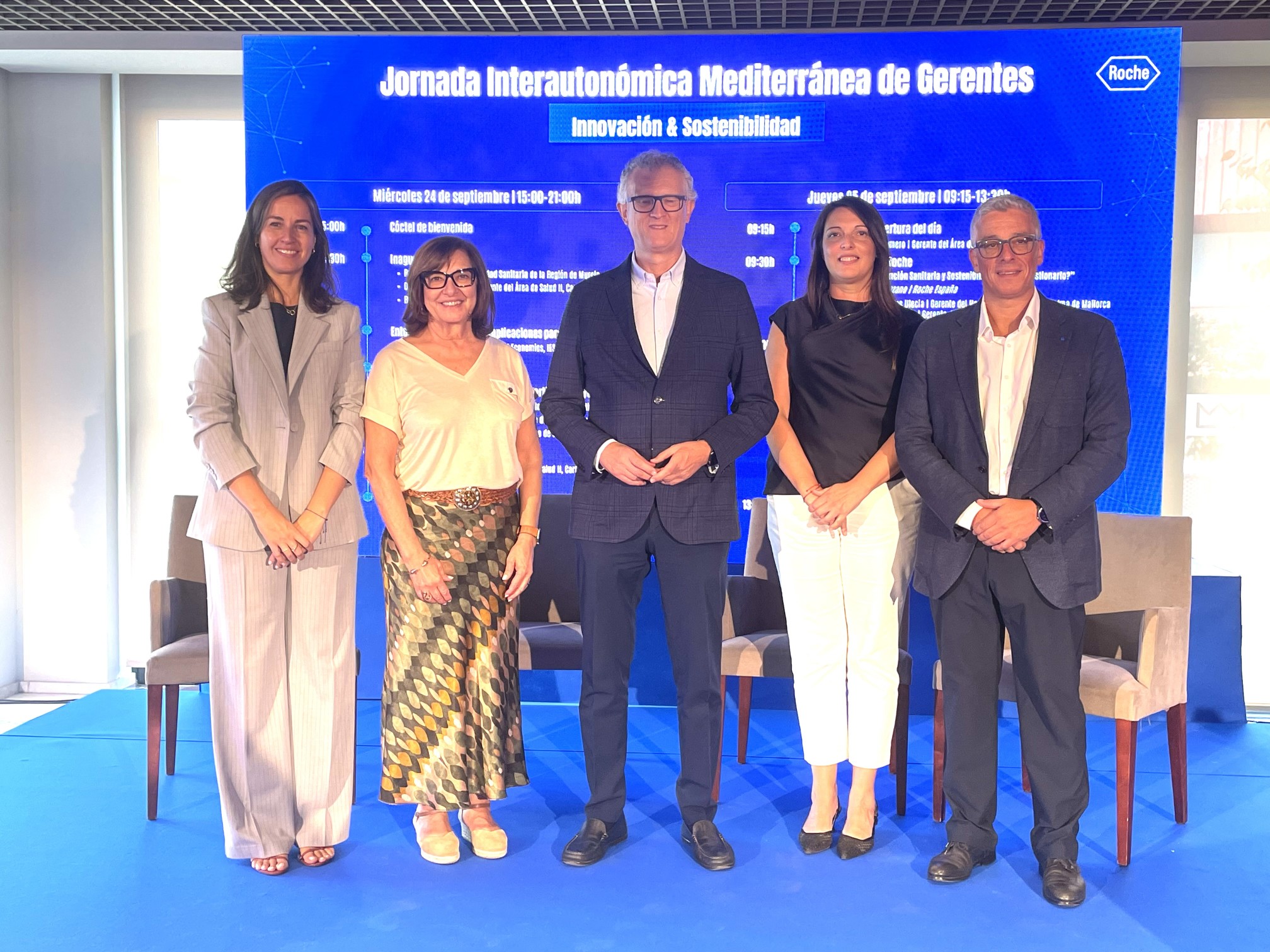 La jornada reunió hoy en Murcia a directivos de la sanidad pública de tres comunidades autónomas.