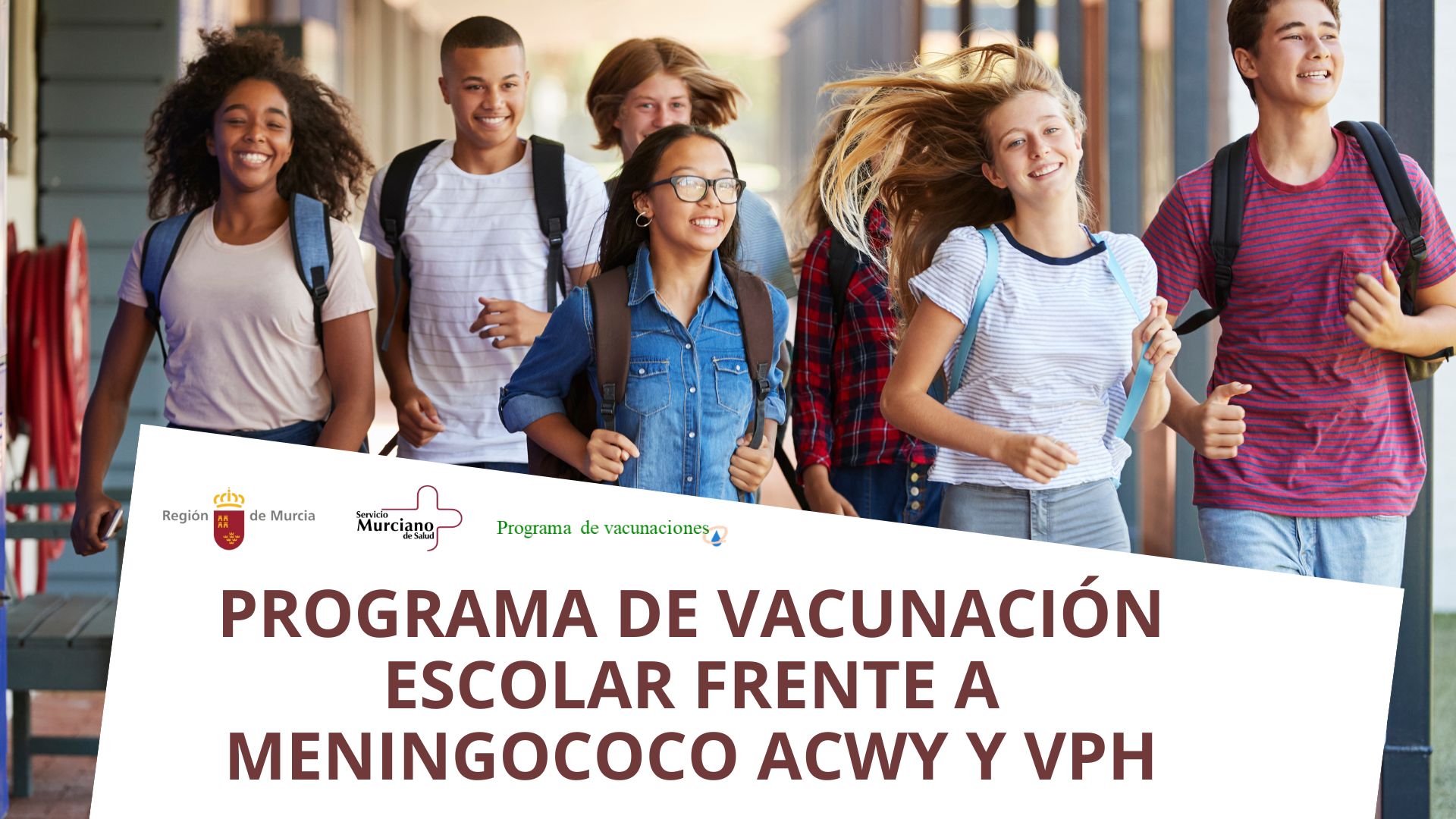 Vacunación escolar frente al virus del papiloma humano (VPH) y frente a meningococo (serogrupos A, C, W e Y)