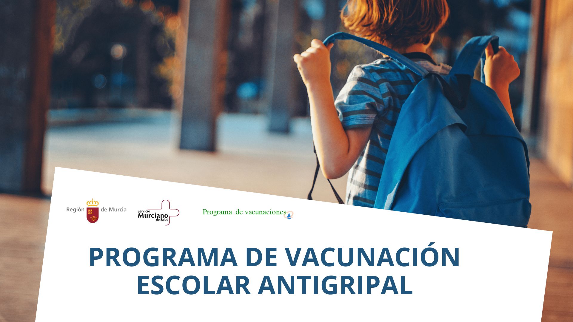 Programa de vacunación escolar antigripal