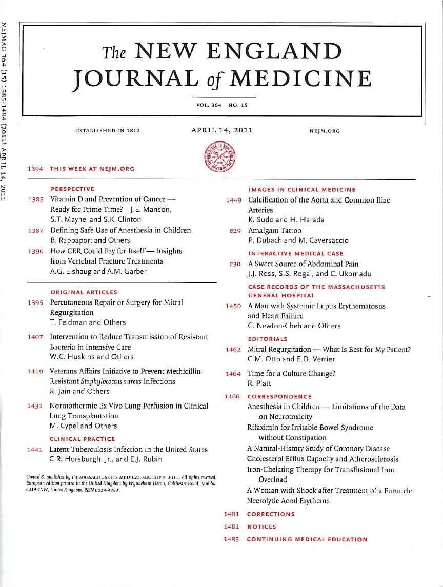 The new England Journal of medicine