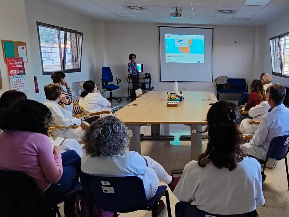 Sesión en el Centro de Salud de Algezares