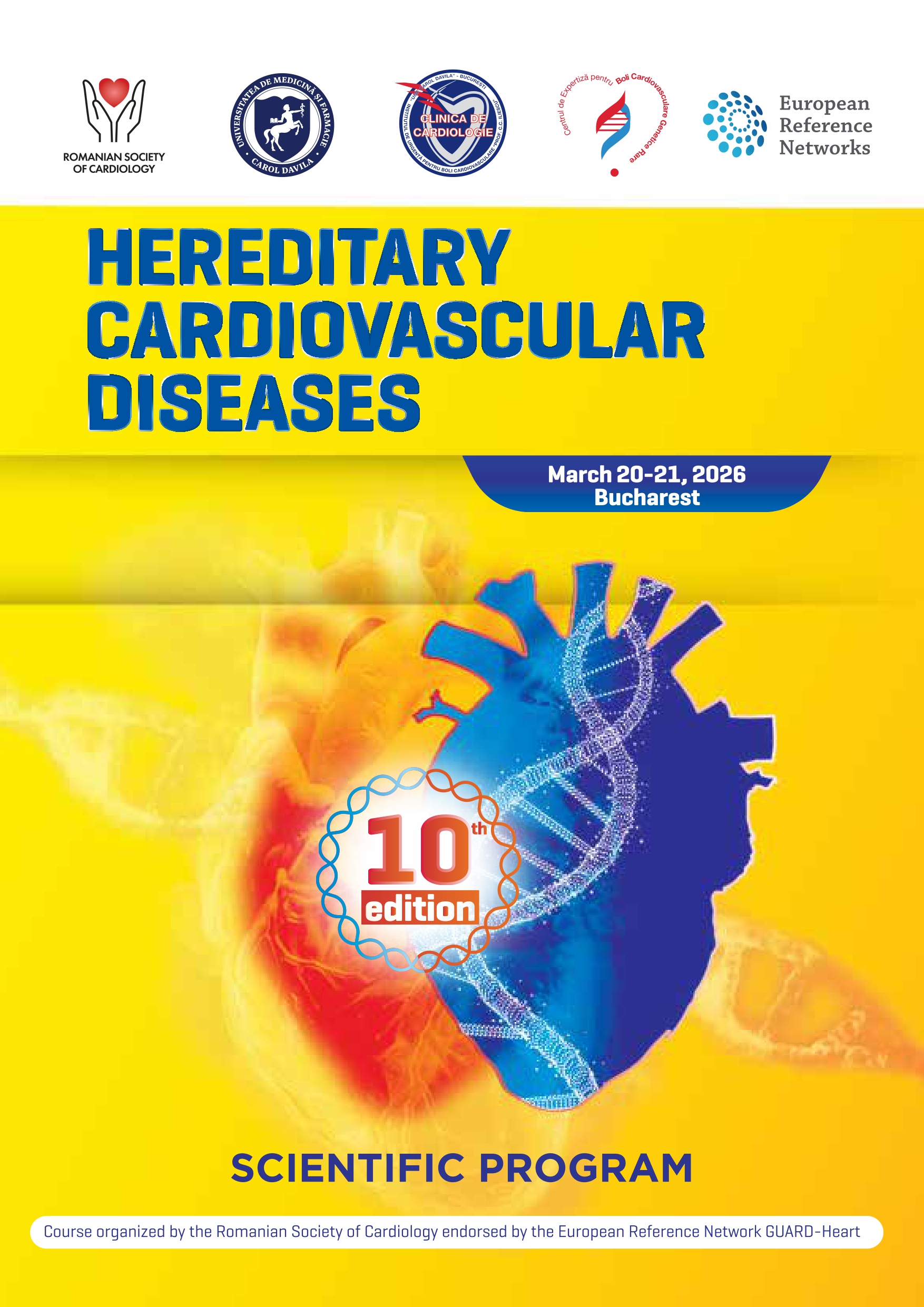 Hereditary Cardiovascular Diseases Course (10ª edición, Bucarest, 2026)