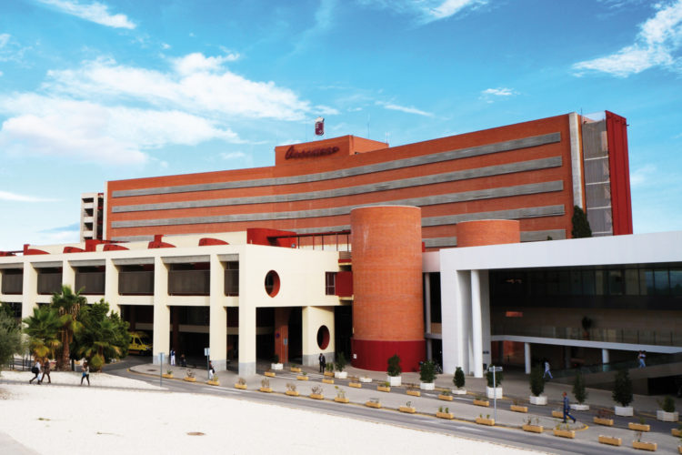 fachada del hospital