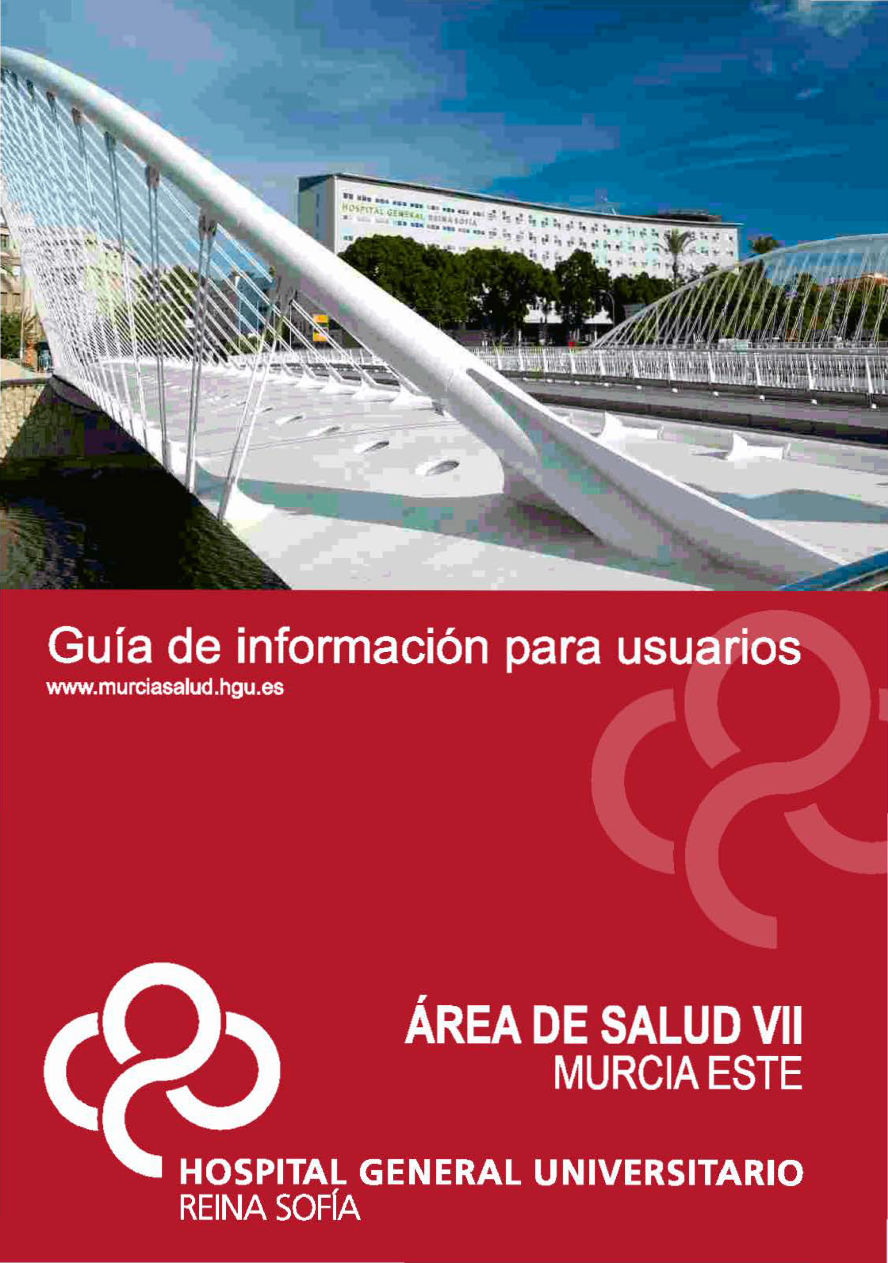 Portada de la guía de información para usuarios del Hospital General Universitario Reina Sofía