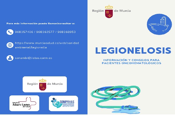Legionelosis. Información y consejos para pacientes oncohematológicos