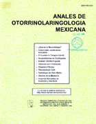 Anales de otorrinolaringologa Mexicana