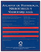 Archivos de neurologa, neurociruga y neuropsiquiatra