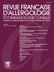 Revue Franaise d'Allergologie et d'Immunologie Clinique