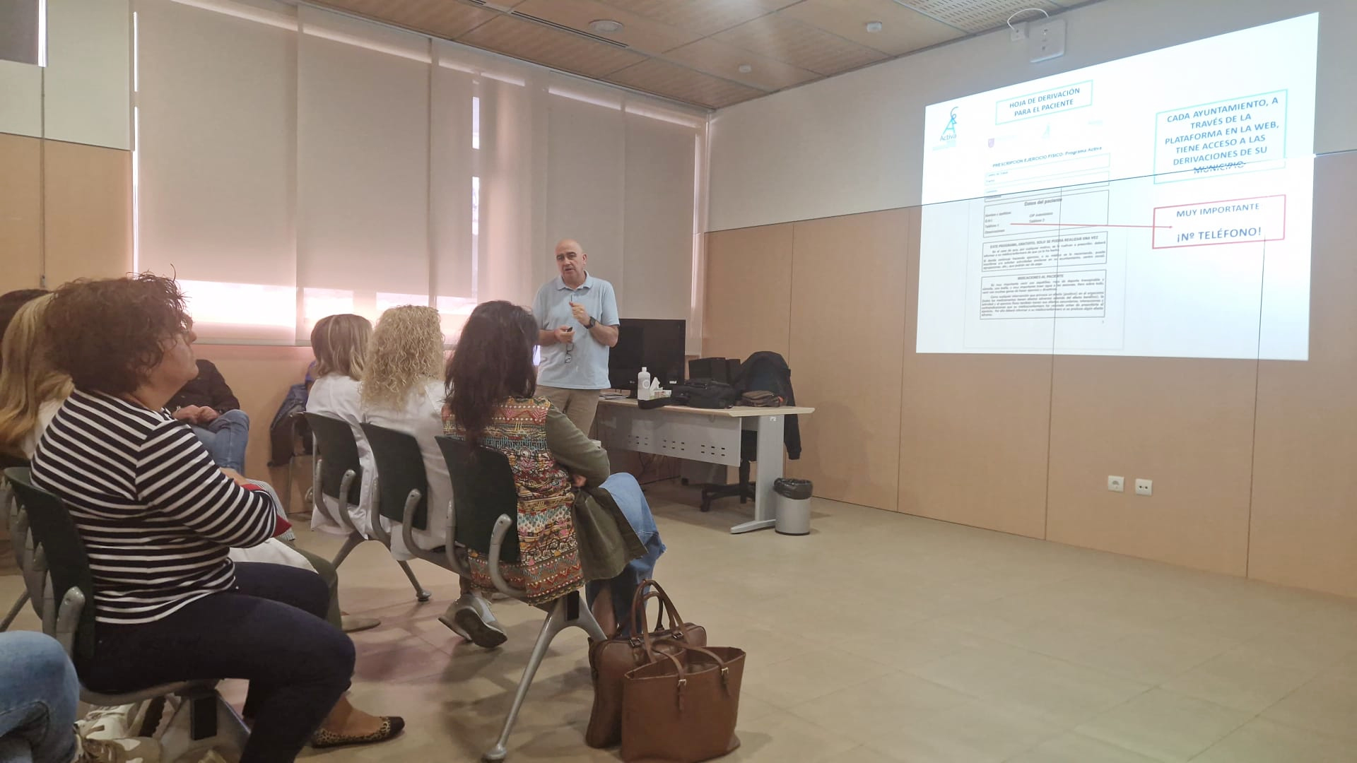 Los centros de salud de Cieza retoman el programa Activa de prescripción de actividad física.